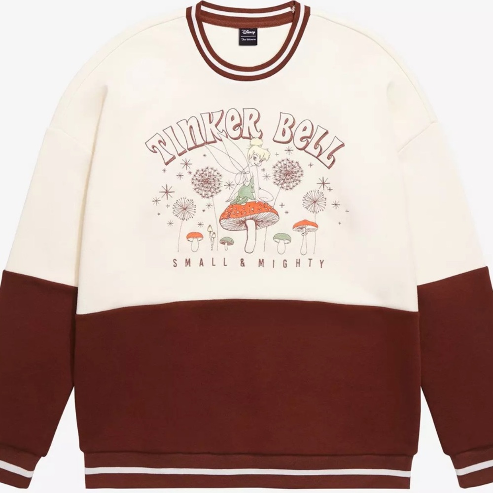 Our Universe Peter Pan Tinker Bell Small & Mighty Panel Crewneck